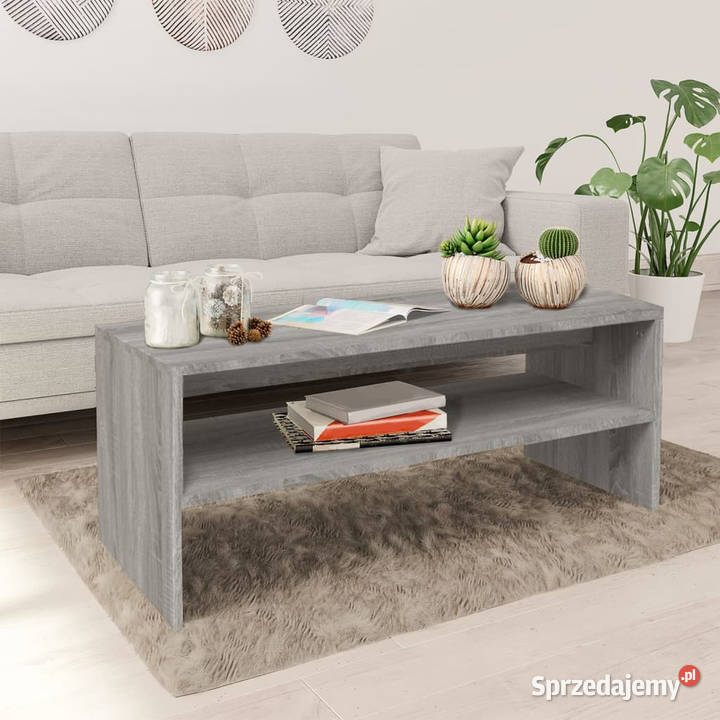 Stolik kawowy szary dąb sonoma 100x40x40 Warszawa