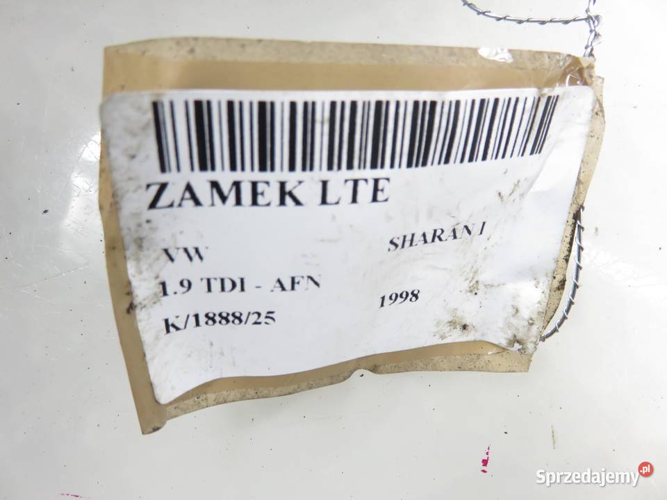 ZAMEK LEWY TYLNY VW SHARAN I 6 PIN 93BG220A20DD sprzedam