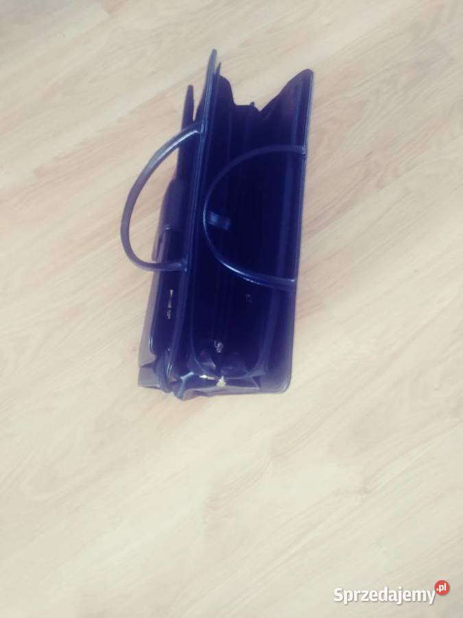 Nowa czarna torba biurowa unisex