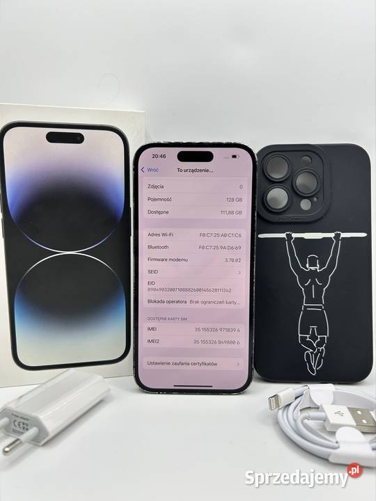 iPhone 14 Pro 128Gb 100 kondycji Pilchowice