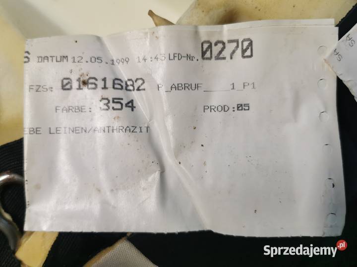 Fotele Kanapa Sportsitze BMW 3 E46 Sedan Wyposażenie wnętrza Wyszków