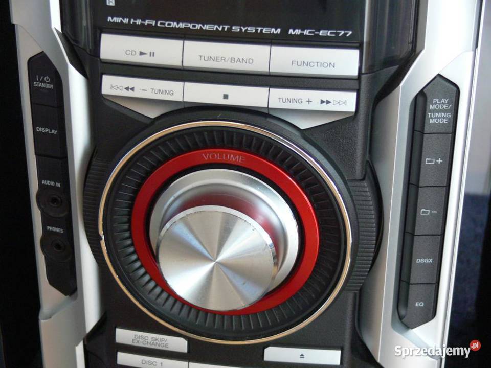 Wieża stereo Sony HCDEC77 kolumny 2 x 130 wat Wieże i miniwieże