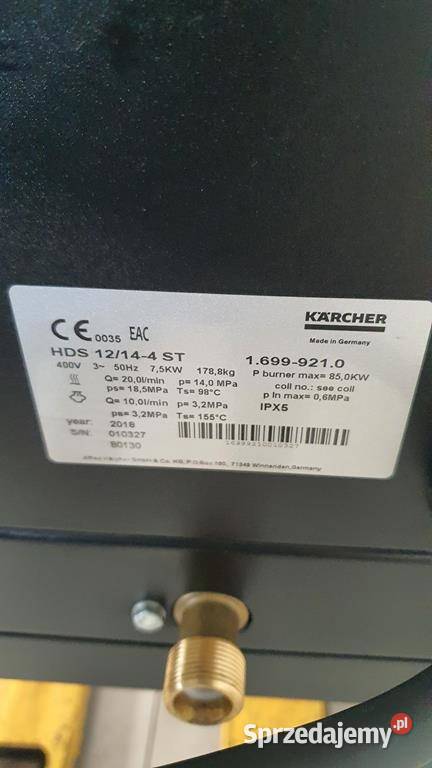 Myjka ciśnieniowa KARCHER HDS 12144 ST SERWIS Zduny