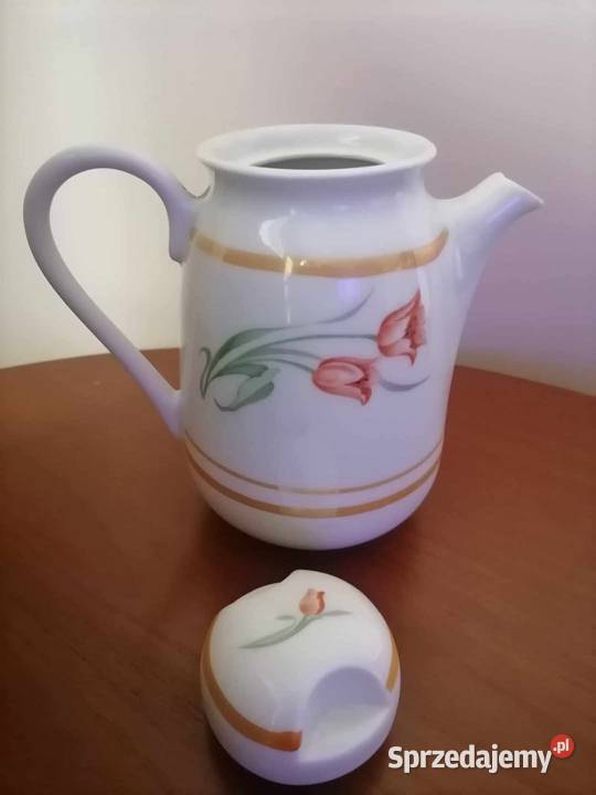 Dzbanek porcelanowy Tulipan Karolina PRL Wałbrzych