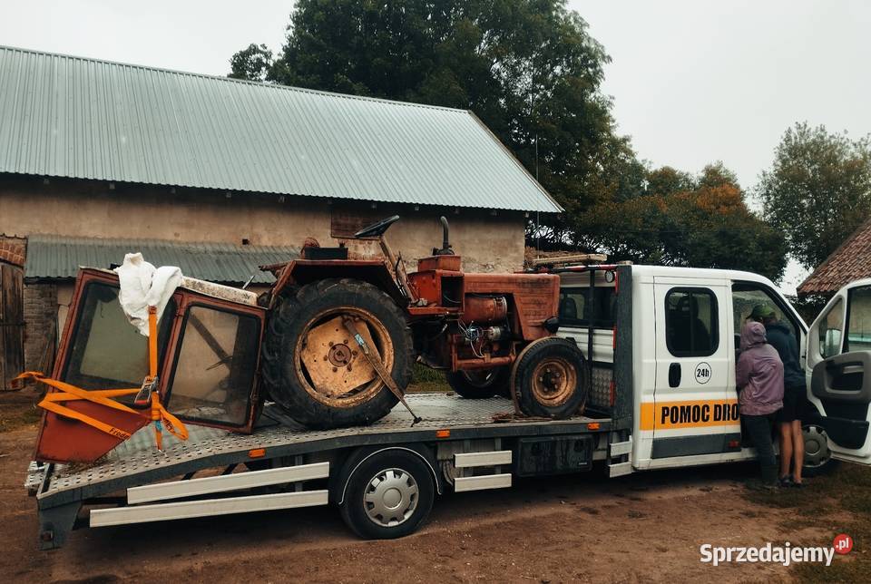 Pomoc drogowa holowanie transport laweta Giżycko