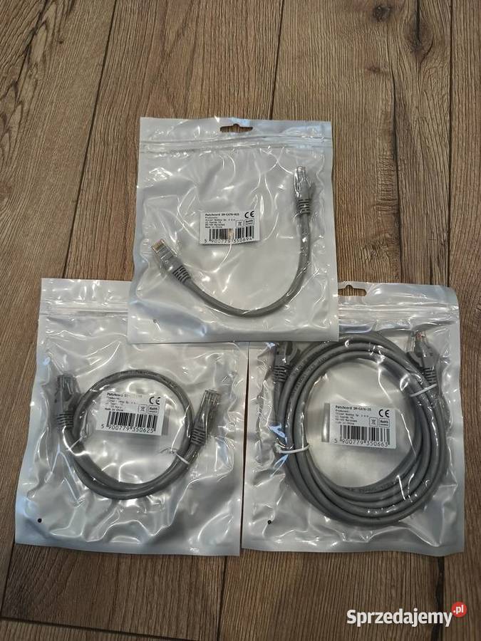 Skrętki kat 5E 6 7 różne długości Internet i komunikacja Lublin