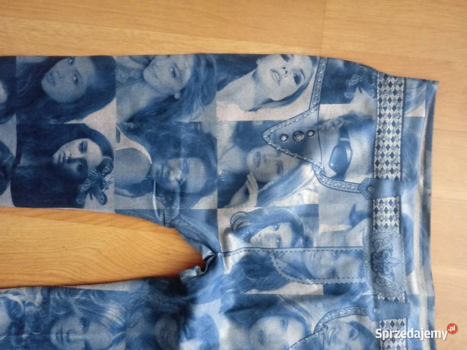 Nowe legginsy bezszwowe niebieski Chrzanów