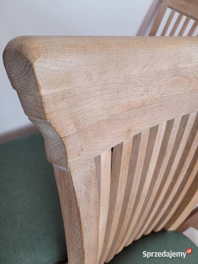 Komplet dębowych krzeseł do jadalni 4 101cm Białogard