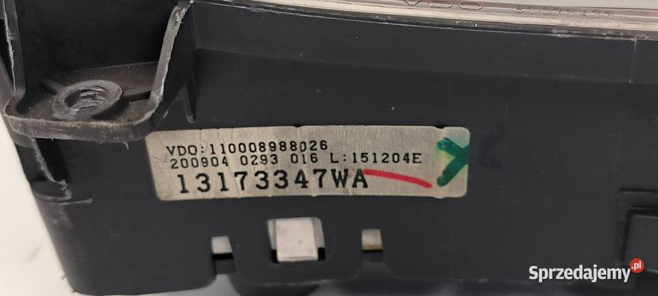 LICZNIK ZEGAR OPEL COMBO 13174347WA kujawsko-pomorskie