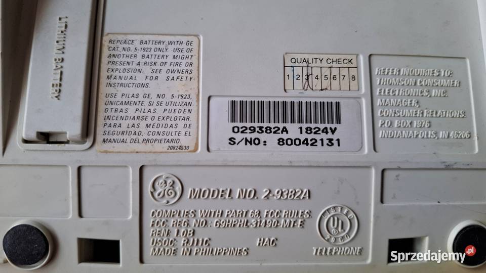 Stacjonarny Telefon RETRO firmy General Electric Bielsko-Biała sprzedam
