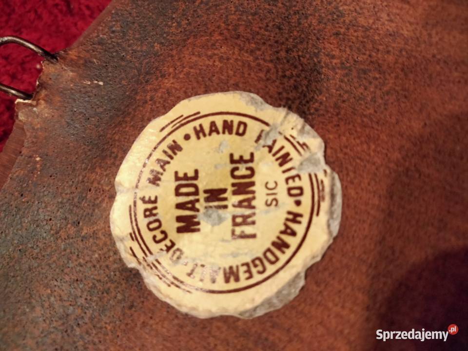 Płaskorzeźba obraz ręcznie zdobiony Francja Malarstwo Gniezno