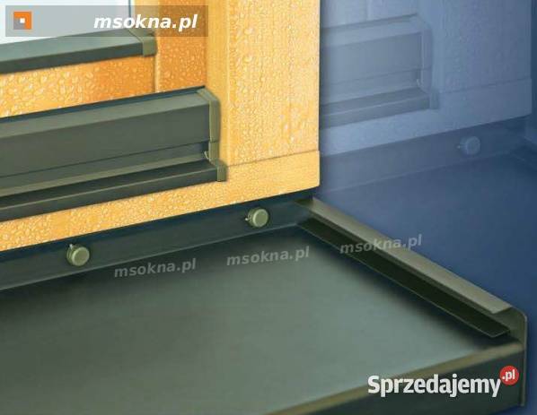 Parapety zewnętrzne aluminium anodowane ALURON