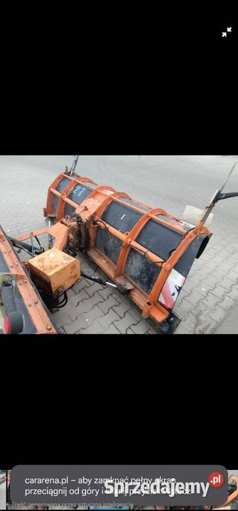 Piaskarkosolarka pług śnieżny Pozostałe mazowieckie