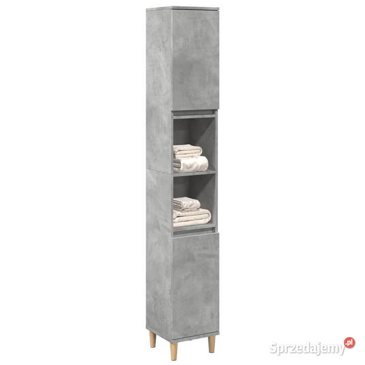 Szafka łazienkowa szarość betonu 30x30x190 Warszawa
