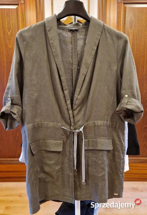 ŻAKIET marki Solar damski lniany zielony lubelskie Lublin sprzedam