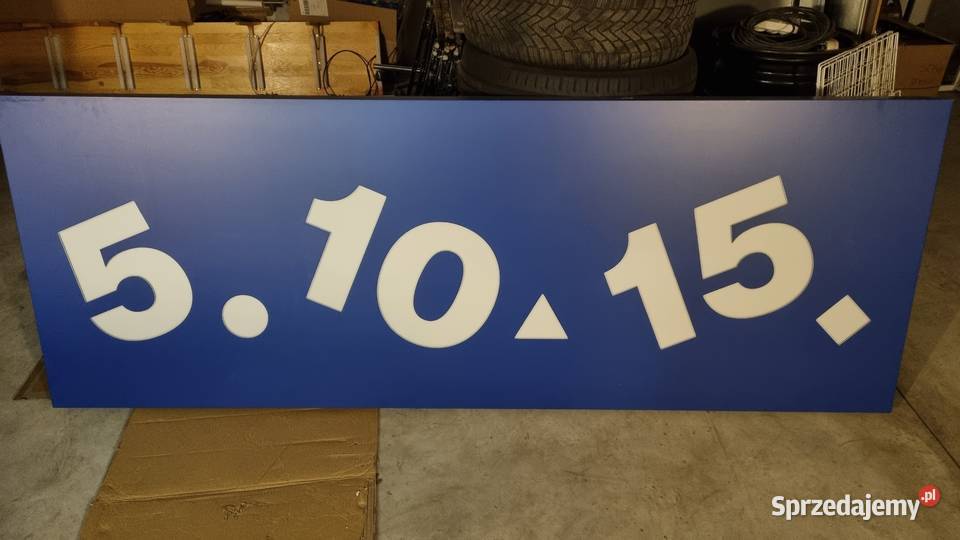 Kaseton reklamowy wewnętrzny LED Sklep Bolesławiec