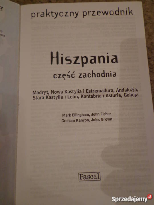 Praktyczny poradnik Hiszpania cześć zachodnia Rok wydania 1999 Mapy i przewodniki łódzkie Łódź