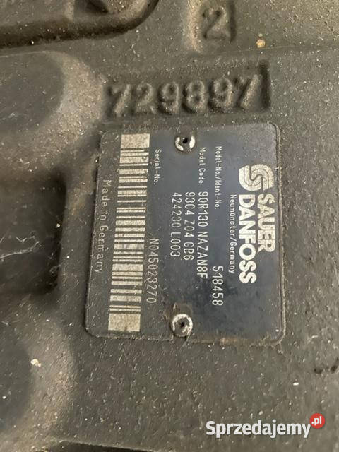 Claas lexion hydrostat Sauer danfoss 90R130 Jastrzębniki