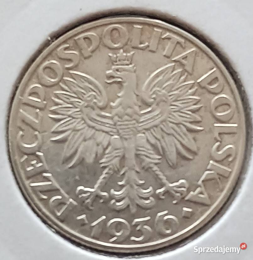 2 Żaglowiec 1936 r 2 srebro oryginał Cudeńko wielkopolskie Konin