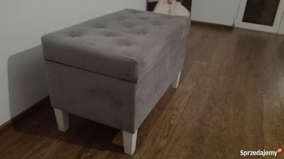 Siedzisko pufa pikowana otwierana PUFA HIT TANIO 48cm