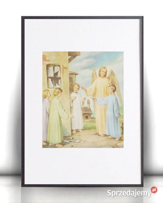 retro obrazek religijny vintage obrazek z Obrazki i obrazy warmińsko-mazurskie
