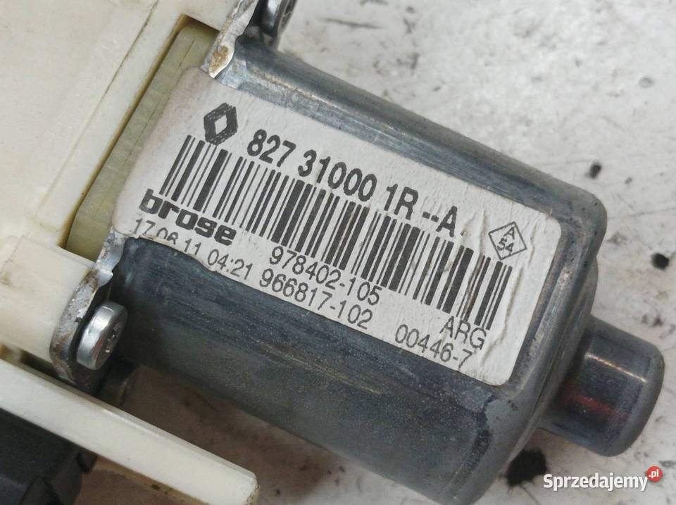 MECHANIZM SZYBY LEWY TYŁ KOMBI 827310001R