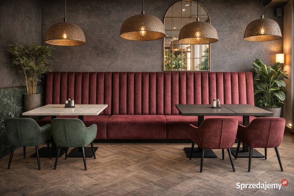 Loże barowe kanapy do klubu restauracji baru Gastronomia Rzeszów