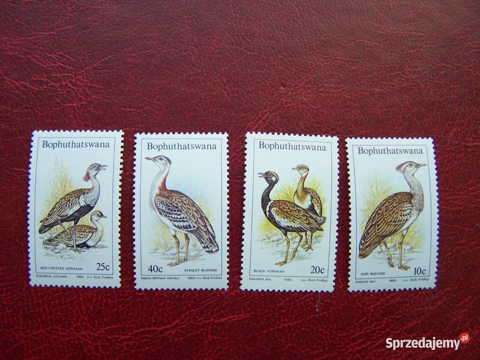 Boptswana 1983 MNH Mi 11215 Fauna Ptaki Tychy