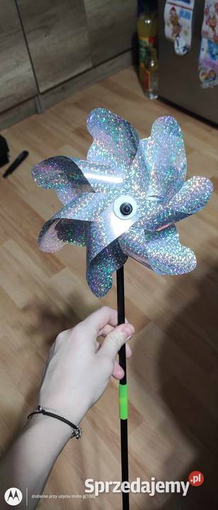 Wiatraczek dzieci wiatraczek odstraszający ptaki Książ Wielkopolski