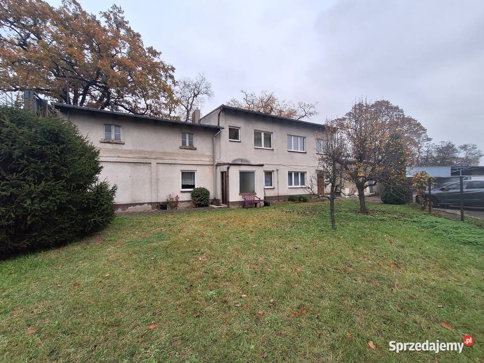 Nieruchomość działka z budynkiem SPRZEDAM 528m2 wielkopolskie Leszno