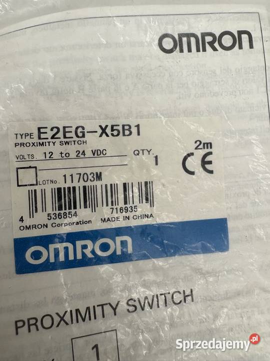 Omron E2EGX5B1 Czujnik zbliżeniowy sprzedam