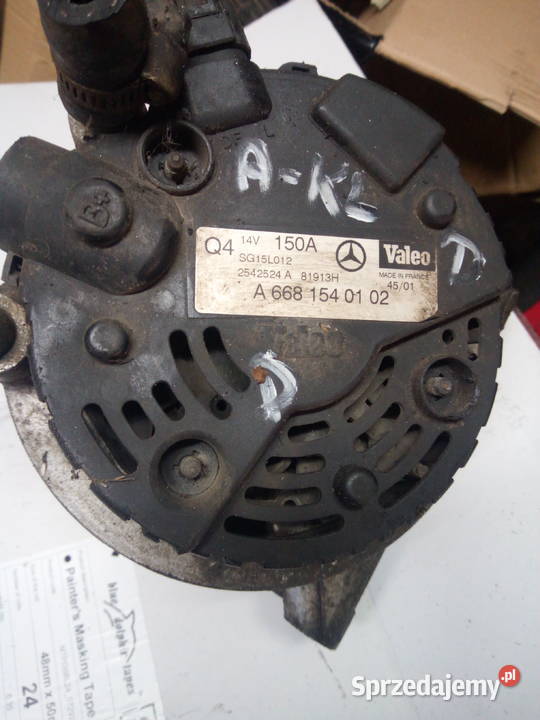 alternator mercedes w168 chłodzony cieczą lubelskie Kurów