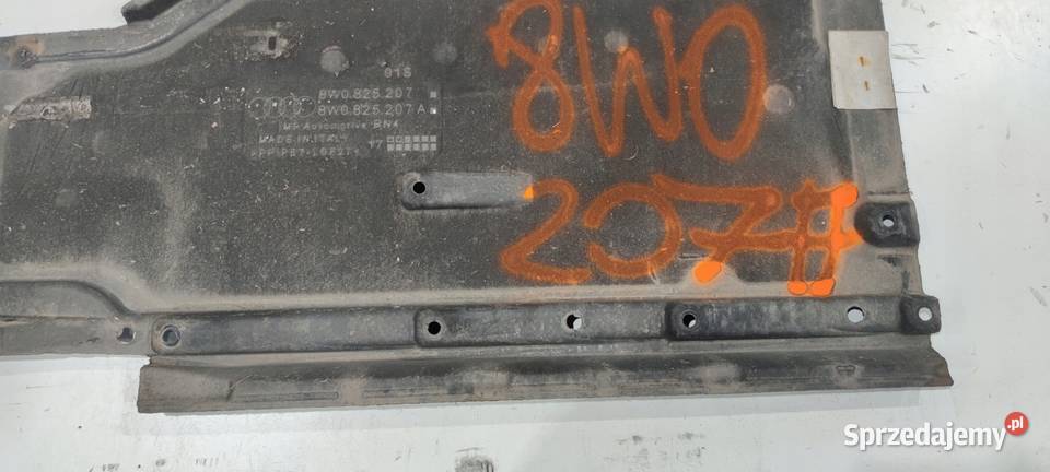 OSŁONA PODWOZIA LEWA DUŻA AUDI A4 B9 A5 8W Przystajń