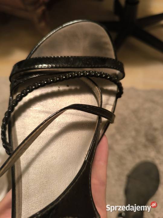 Buty sandałki czarne Tamaris starszej siostrze Kraków