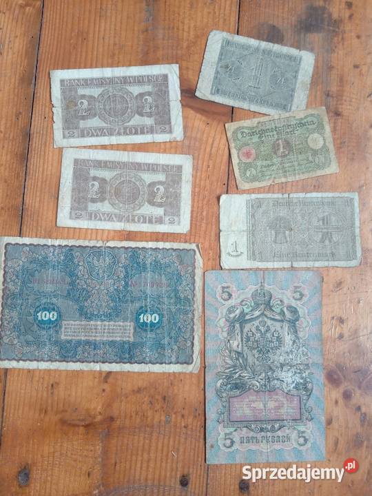 Stare banknoty przedwojnie Antykwariat sprzedam