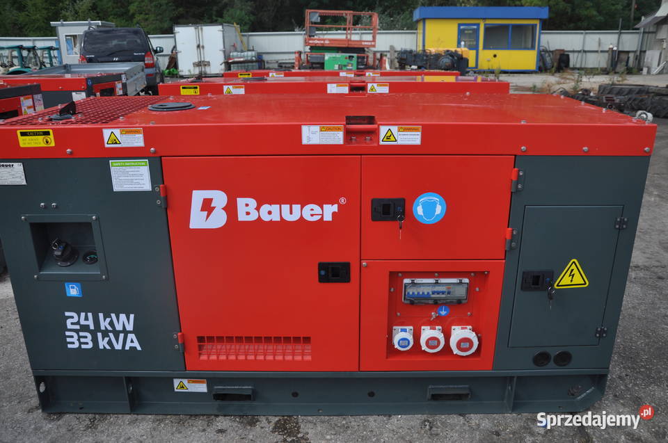 AGREGAT PRADOTWÓRCZY BAUER 16 33 40 50 80 KW mazowieckie Radom sprzedam