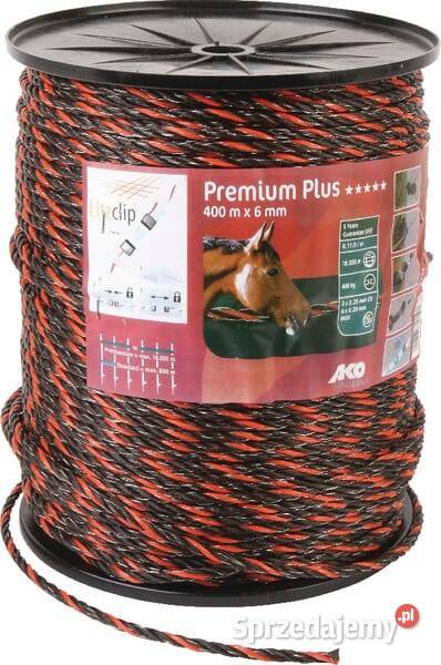 Linka ogrodzeniowa Premium Line 60 mm 400 m AKO Ogrodzenia i pastuchy Kamionna