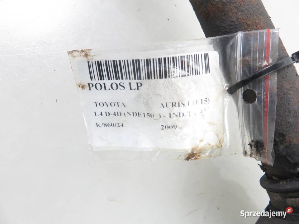 PÓŁOŚ LEWA PRZEDNIA TOYOTA AURIS I E15 14 D4D