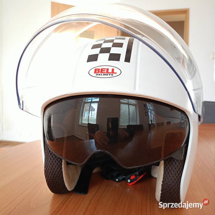 Kask otwarty z szybą i blendą Szczecin