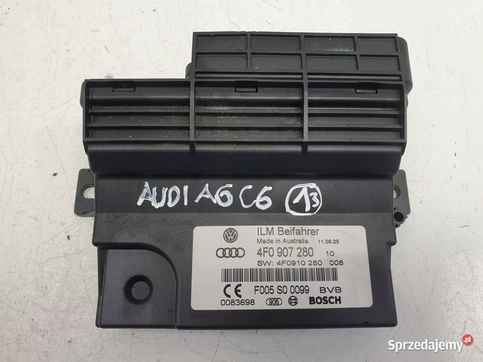 Audi A6 C6 MODUŁ ZASILANIA Sterownik 4F0907280 Janów