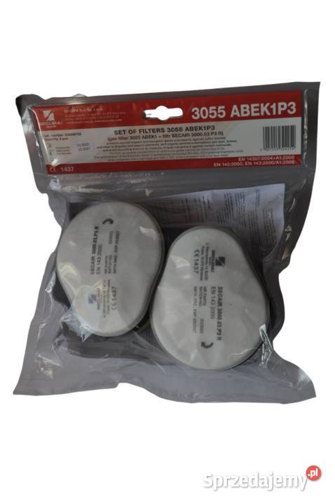 ZESTAW FILTRÓW 3055 ABEK1 P3 R FILTROPOCHŁANIACZ Rolnictwo Zahajki