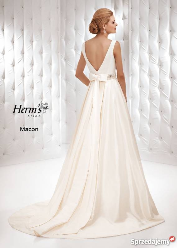 Przepiękna suknia ślubna firmy Herms Krotoszyn