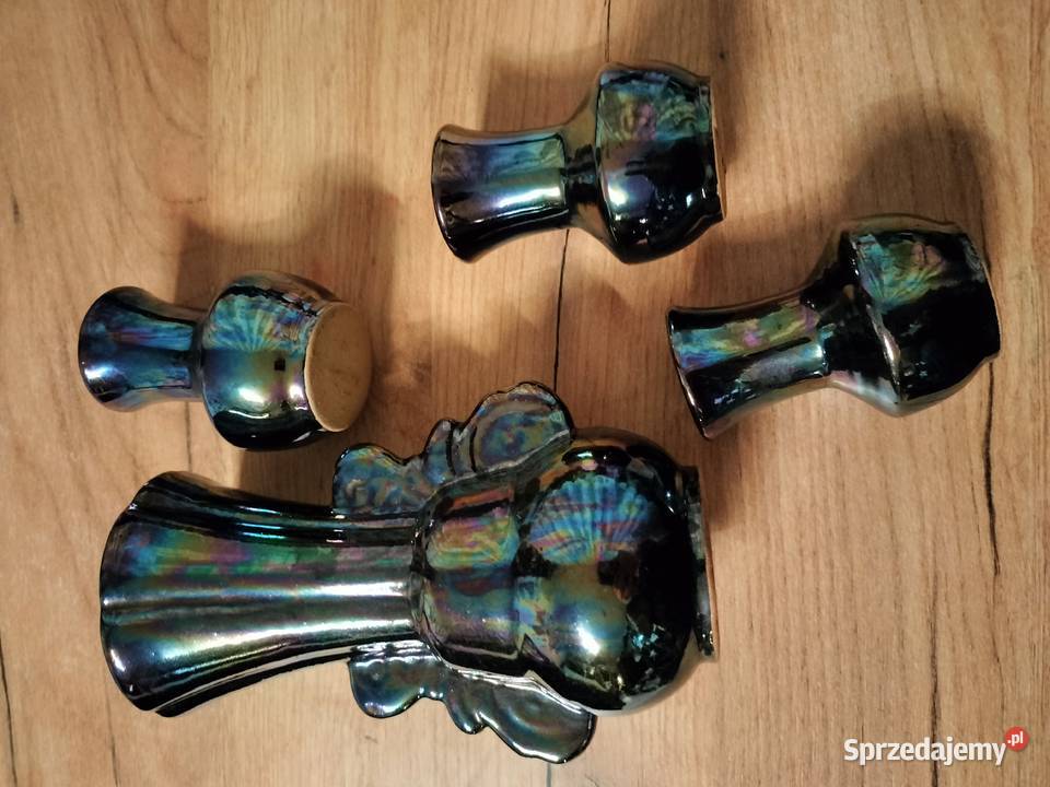 Wazony ceramiczneopalizujące prl zestaw sprzedam