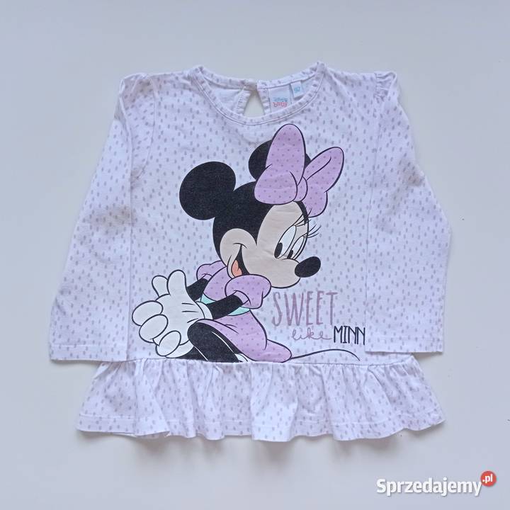 2 Pack bluzek z baskinką Minnie Mouse Disney Bluzki, koszulki i kaftaniki Katowice sprzedam