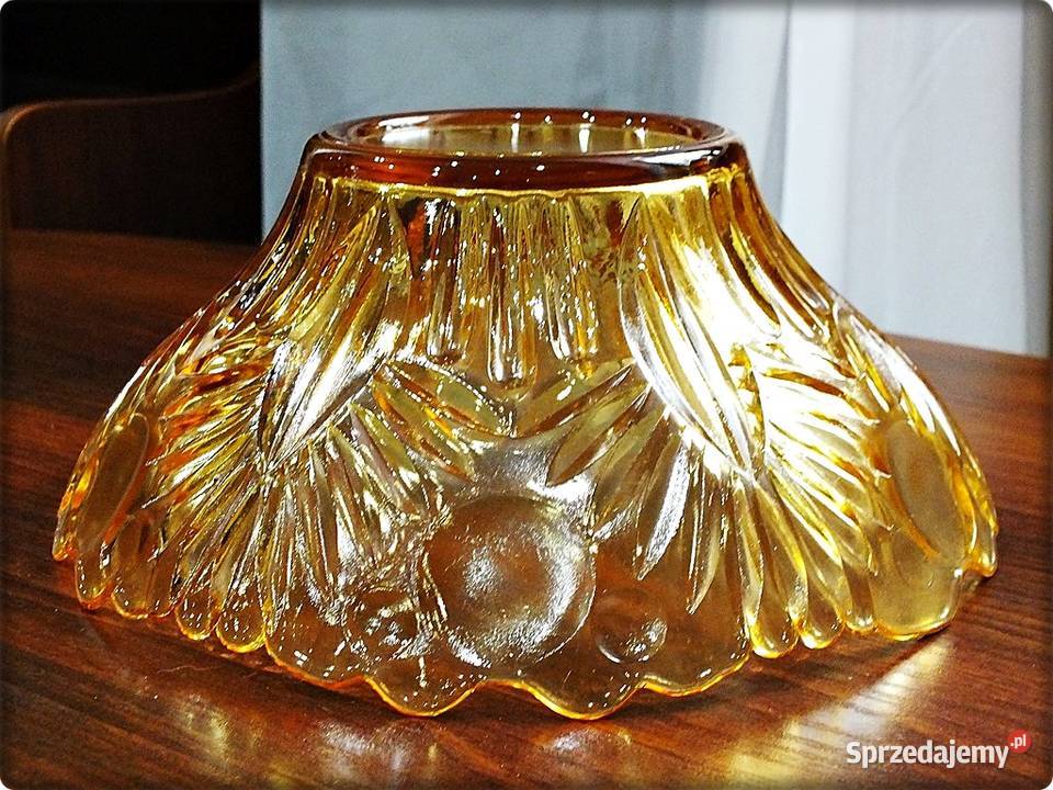 Stara Patera Misa szklana Salatera Carnival Żary