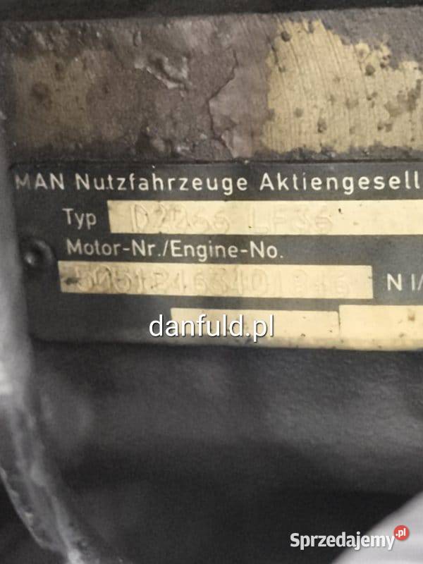 Silnik MAN D2066LF36 01 02 03 04 11 23 25 26 ciężarowe Łódź
