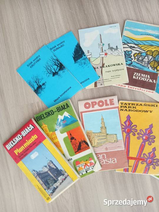 Mapy turystyczne plany miast mapa plan miasta małopolskie Kraków