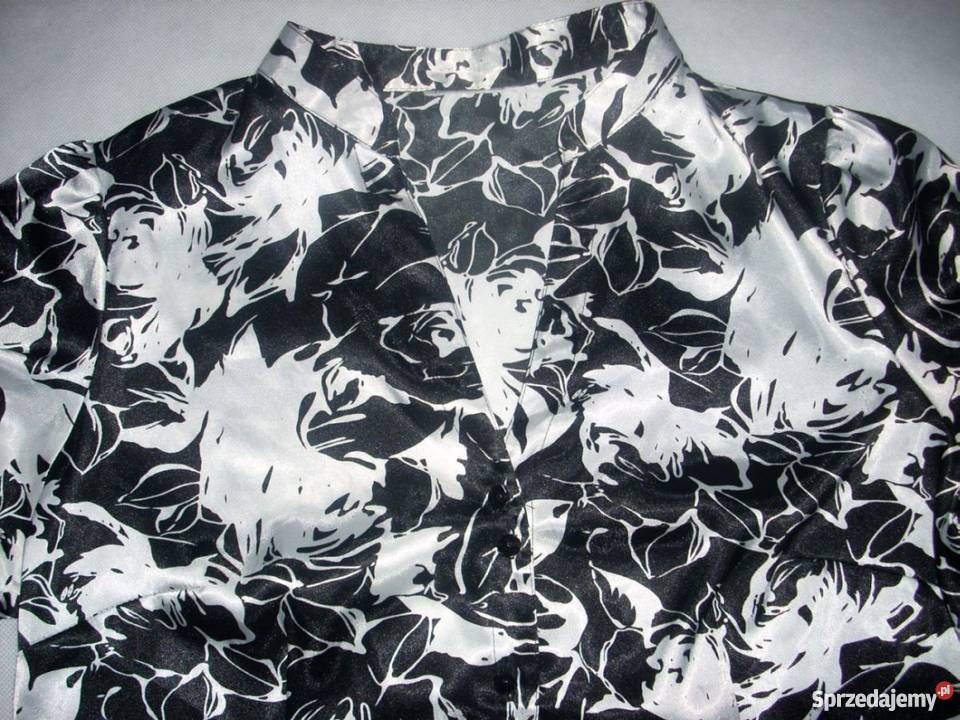 ELEGANCKA bluzka koszula Satyna stójka 42 44 Nowy Sącz