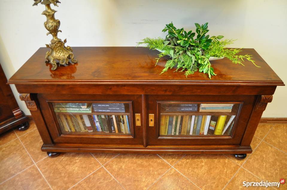 Niska szafka komoda pod TV długa 144 opolskie Nysa