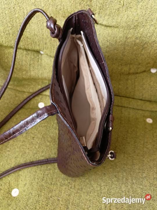 Torebka Genuine Leather Made in Italy Dla kobiet Torby i torebki